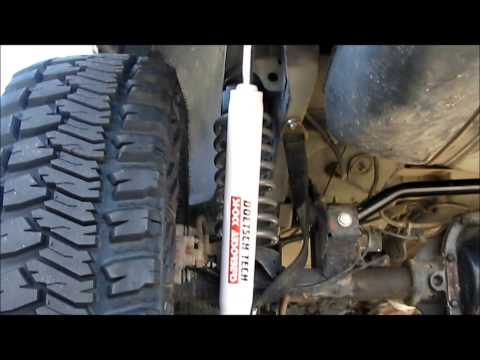 Jeep Grand Cherokee 4x4 Project ZJ Part 10 Doetsch Tech 8000 Prerunner Shocks Review Shock Absorbers