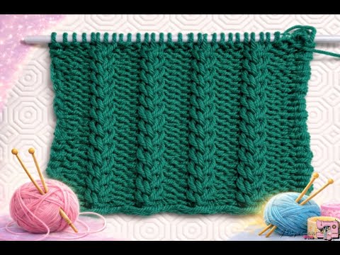French Braid Knitted 🧶Easy and Elegant/Embossed Stitch