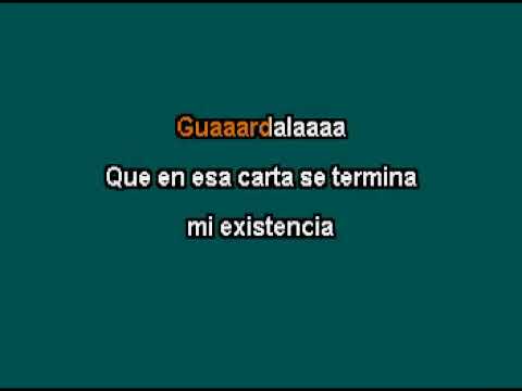 Karaoke Nelson Mendez - Dos rosas blancas (Voy a escribir una carta)