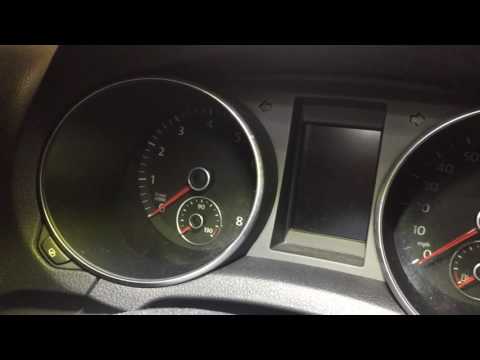 VW GOLF 2010 service reset