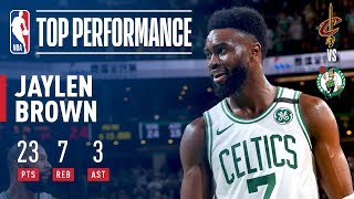 Jaylen Brown Leads Celtics To A 2-0 Series Lead vs The Cavaliers