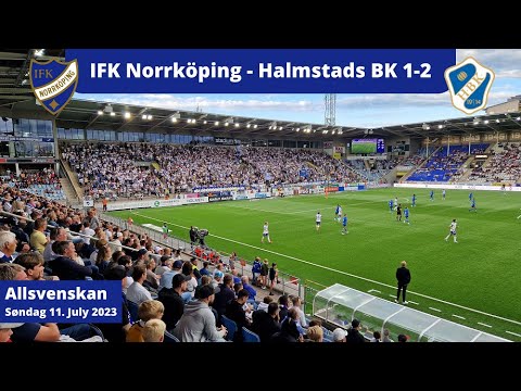 Groundhopping IFK Norrköping - Halmstads BK i Allsvenskan 10.07.2023