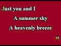 Moonlight Serenade (Barry Manilow) KARAOKE LYRICS