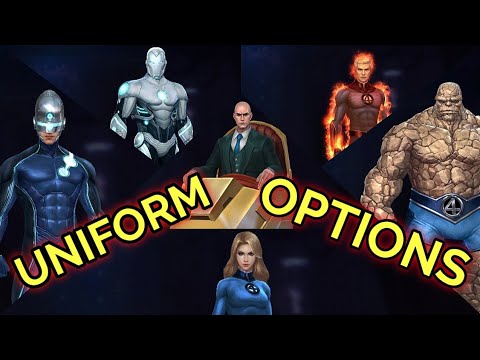 v7.0 ALL UNIFORM OPTIONS | Marvel Future Fight | April Update MFF | f2p