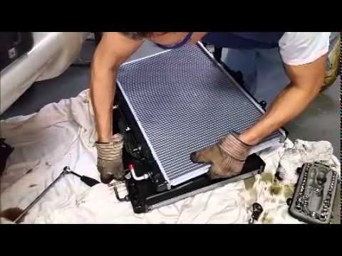 Mitsubishi montero radiator replacement