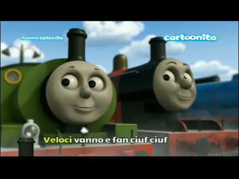 Thomas and friends intro and roll call in Italian s16 V2 on Cartoonito HD please dont copyright this