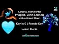 Imagine, John Lennon in Female Key Karaoke ...