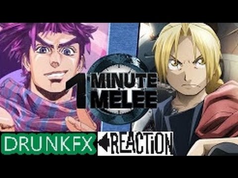 One Minute Melee S4 EP5 - Joseph Joestar vs Edward Elric reaction