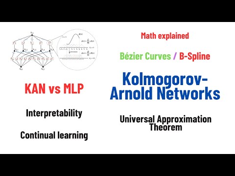 Kolmogorov-Arnold Networks: MLP vs KAN, Math, B-Splines, Universal Approximation Theorem