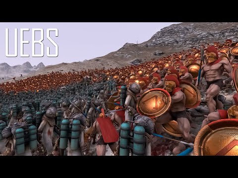 21.000 Spartans vs 16.000 Elenor Lambs- Ultimate Epic Battle Simulator 2- UEBS 2