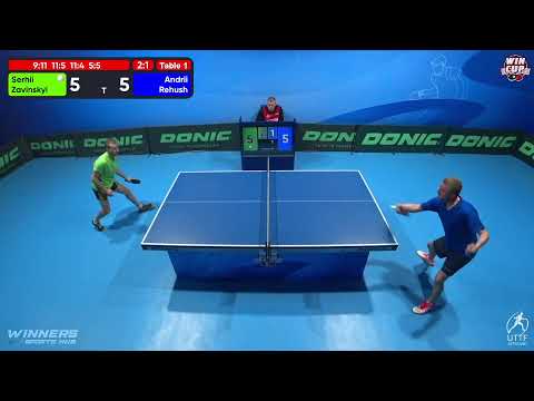 09:00 Serhii Zavinskyi 3 - 1 Andrii Rehush West 1 WIN CUP 10.11.2022 | TABLE TENNIS WINCUP