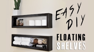 $7 DIY Floating Wood Shelf – Easy and Affordable Build