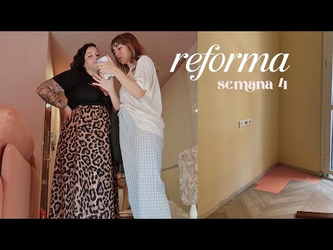 THE RENOVATION CONTINUES l Finish of the floor, we painted the bedroom, house tour to my sister a…