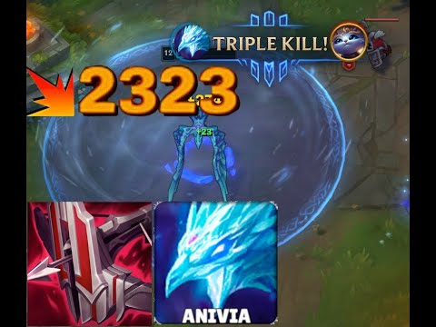 AD Anivia 1v3 tripple kill