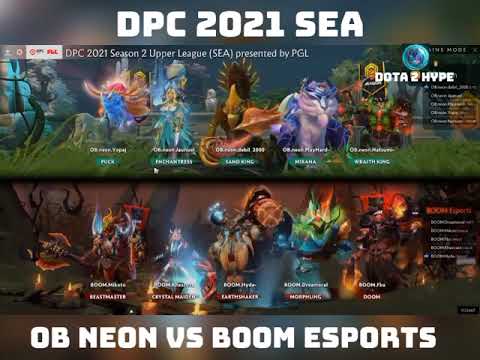 OB NEON vs BOOM ESPORTS DPC 2021 SEA Upper Division Season 2 Dota 2 Highlights