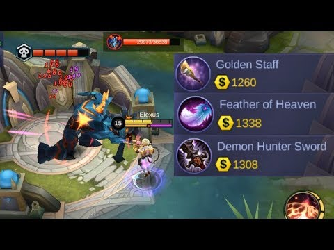 Kimmy + DHS + Feather Heaven+ Golden Staff + Inspire = What Will Happen..? - Mobile Legends
