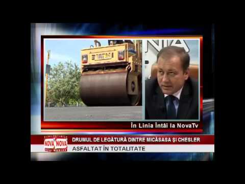Primarul Sorin Popa despre asfaltarea drumului Micăsasa-Chesler - NovaTv