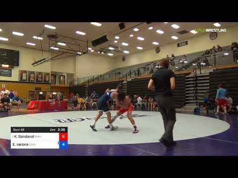2018 UWW Junior Greco Roman WTT/UWW Junior Greco Roman 55 Consi-Semis - King Sandoval (Band) Vs. E
