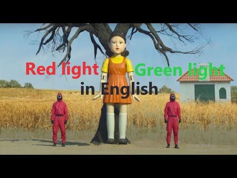 Squid Game Red Light Green Light English version. Squid game dubbed!