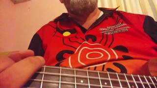 TILL YOUR WELL RUNS DRY - Peter Tosh, left-hand ukulele lesson, chords and track play-a-long