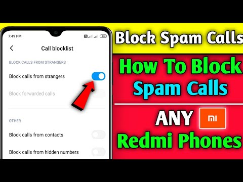 Block Spam Calls In Redmi | How To Block All Spam Calls On Redmi Phones | Spam Call Block Kaise Kare