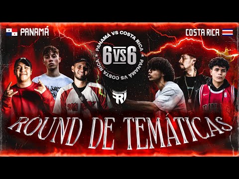 PANAMÁ vs COSTA RICA | NOST, UFO, TAVO vs GUIDO, LTF, BLACKHAWK | Round de Temáticas