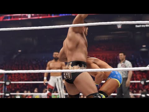 Andrade vs. Ethan Page vs. Johnny Gargano | WWE 2K25 FULL MATCH