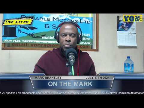 ON THE MARK WITH DR. HON. MARK BRANTLEY