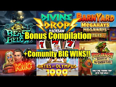 Thumbnail for video: Bonus Compilation + Some Buys + Kevin's 10 Games + Community BIG WINS!!