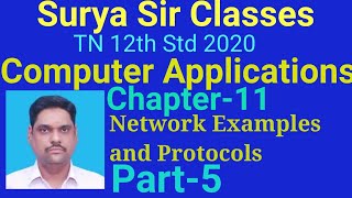 12rh STD Computer Applications | Computer Networks Part5