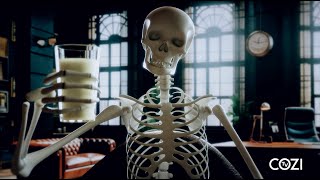 Skeleton Host Halloween Mashup | BONES | COZI TV