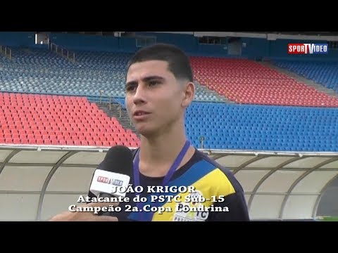 JOÃO KRIGOR, MARCA E O  PSTC É CAMPEÃO SUB-15
