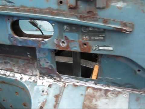 land rover series 3, stage one bulkhead repairs and footwell . 2/9/2016