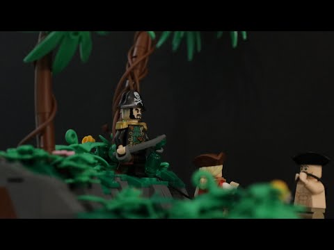 Une grotte mystérieuse - MOC lego Pirate