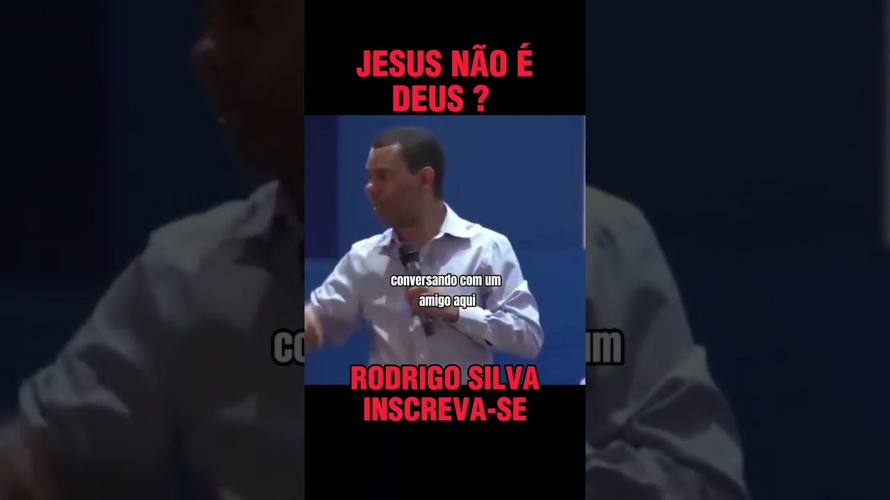 🚨 Jesus Não é Deus ? #teologia #igreja  #biblia  #rodrigosilva  #shorts