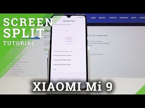 How to Split Screen in XIAOMI Mi 9 - Create Shortcut for Split Screen