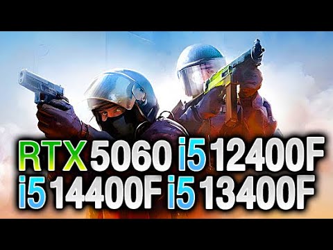 i5 14400F vs i5 13400F vs i5 12400F - RTX 5060 - CS2 - 1080p Low