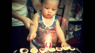 Xian Calix 1st Birthday presentation