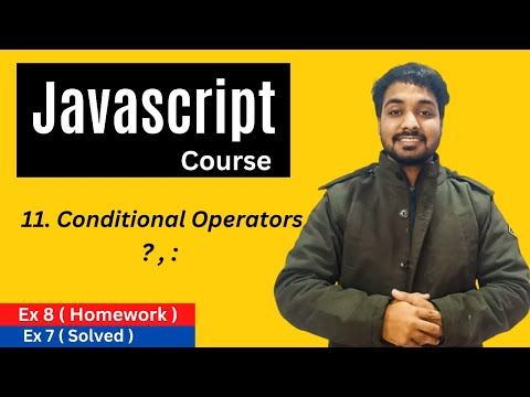 Conditional Operators In Javascript Javascript Tutorial In Hindi 11