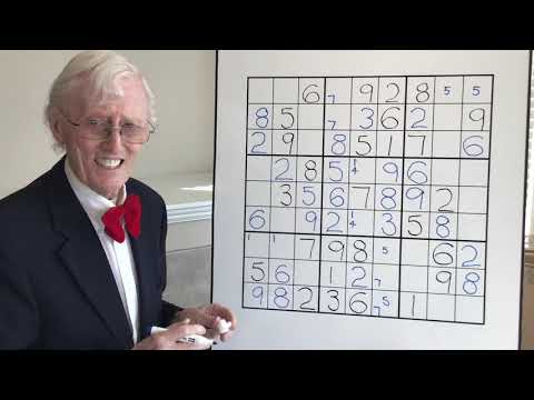 Tutorial #80 A difficult sudoku puzzle made easy