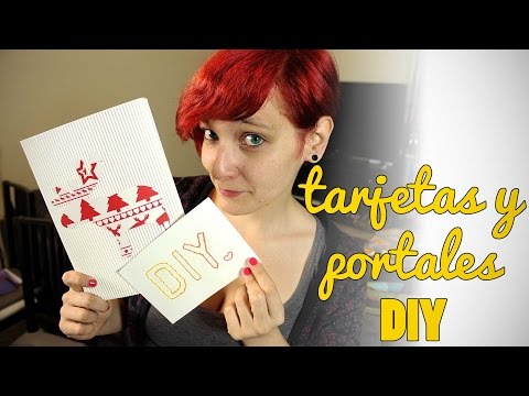 Cómo hacer tarjetas personalizadas (Manualidades con cartulina)
