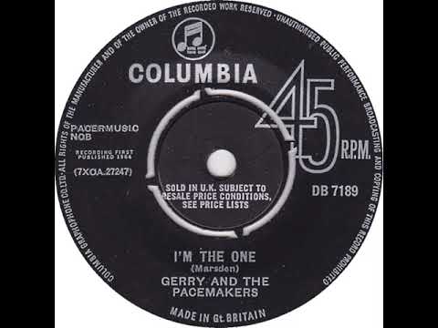 UK New Entry 1964 (11) Gerry & The Pacemakers - I'm The One