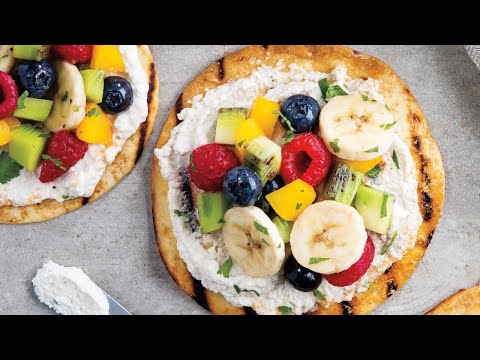 Dessert Tostadas with Fresh Fruit and Ricotta