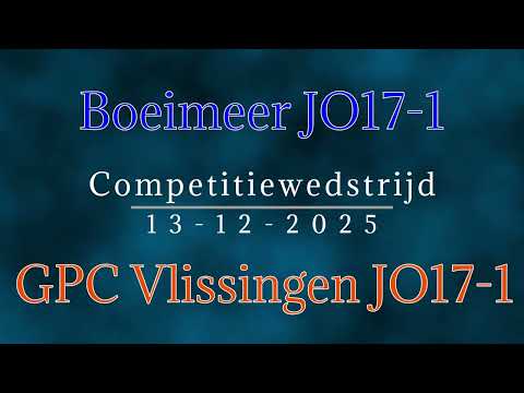 Boeimeer JO17-1 - GPC Vlissingen JO17-1  -  1-2.