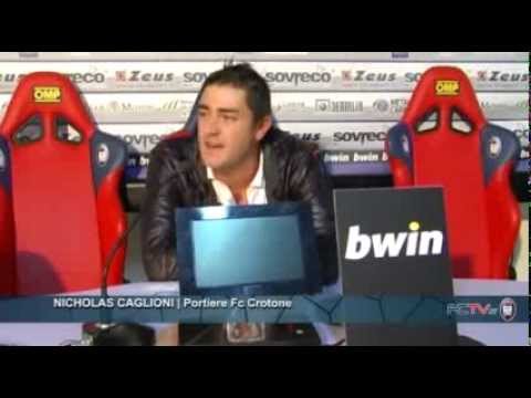 Fc Crotone | Sala Stampa, Nicholas Caglioni in conferenza