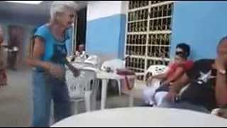 Funny old lady dancing Blurred Lines by Robin Thicke