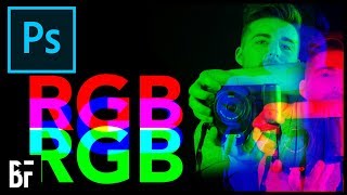 Split the RGB Channels in Photoshop