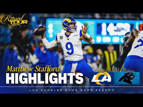 Matthew Stafford's Best Throws From 304-Yard, 3-Touchdown Wild Card Win vs. Panthers