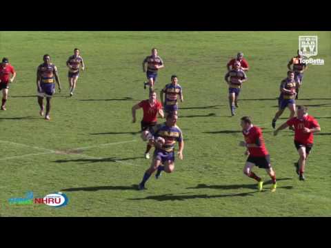 2016 NHRU Round 18 Premier 2 Highlights - Singleton Bulls v Hamilton Hawks