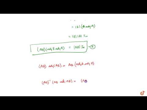 If A,B are non-singular square matrices of same order; then `adj(AB) = (adjB)(adjA)`